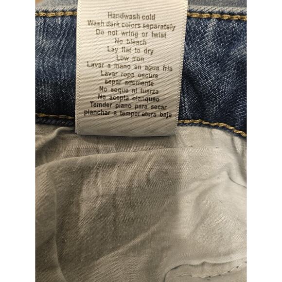 Judy Blue Jeans Women 18W Boyfriend Fit High Rise Light Stretch Frayed - Picture 5 of 10